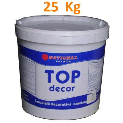 National Paints TOP  DECOR  - Tencuiala decorativa Striata 25 kg